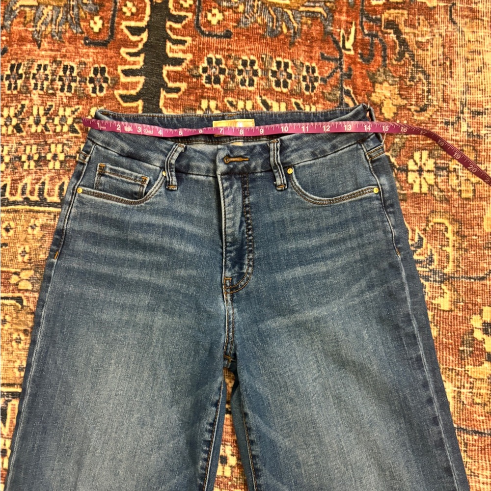 KUT FROM THE KLOTH Flare “Meg Fab Ab” Wide Leg Blue Jeans (Petite!) - Picture 12 of 15
